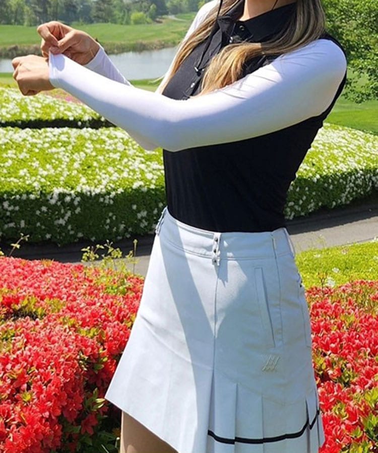 UVカット 冷感素材 Uネック メッシュ インナー