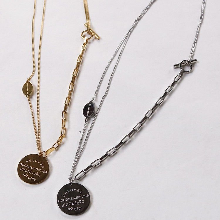 2WAY コイン チェーン ネックレス