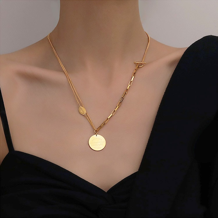 2WAY コイン チェーン ネックレス