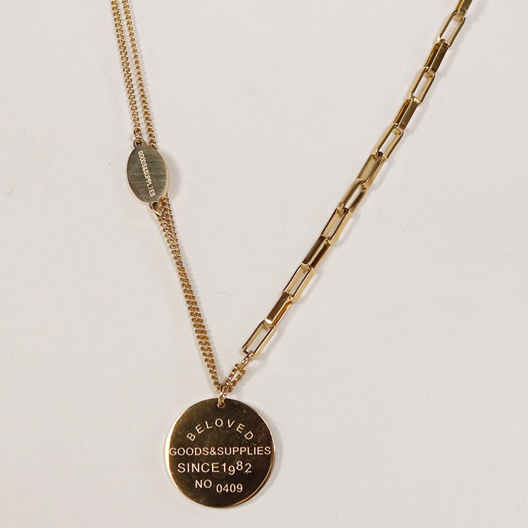 2WAY コイン チェーン ネックレス