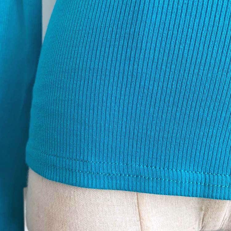 薄手 長袖 ハイネック Tシャツ トップス