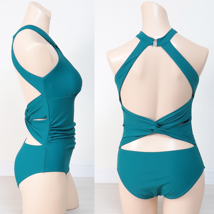 クロスホルターネック 谷間見せ モノキニ 水着 | スポーツウエア