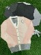 韓国ゴルフウェア バイカラー 長袖 ニットカーディガン