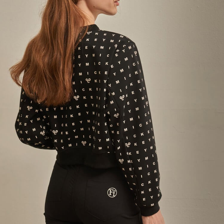 韓国ゴルフウェア スウェット 長袖 スカート セットアップ