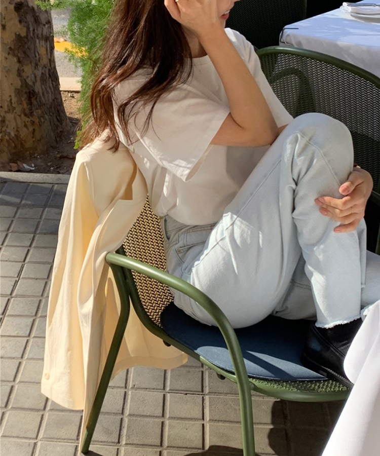 ハート柄 アルファベットプリント 半袖 Tシャツ