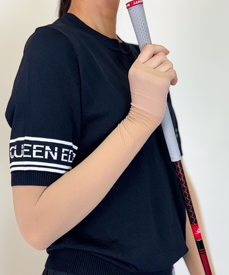 韓国ゴルフウェア UVカット 40デニール アームカバー

