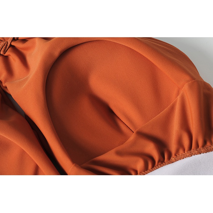 深Vホルターネック 谷間見せ ワンピース水着