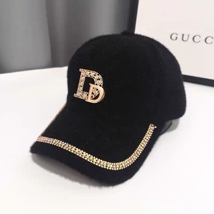 ビジューモチーフ キャップ レディース 韓国 帽子