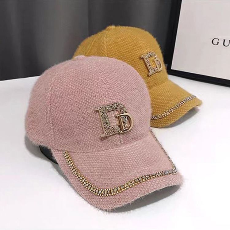 ビジューモチーフ キャップ レディース 韓国 帽子