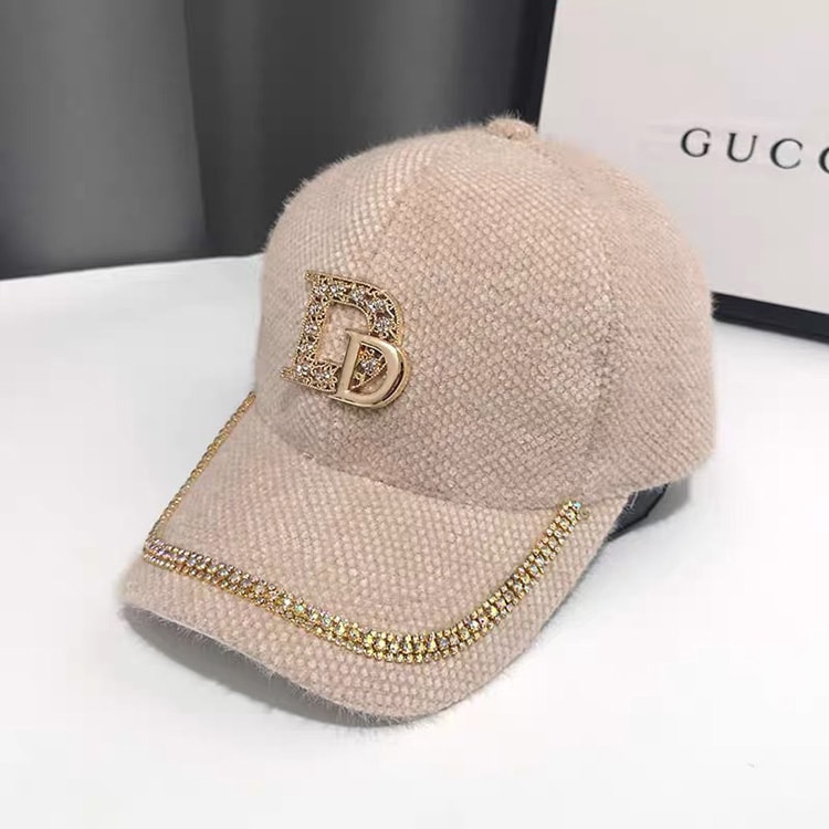 ビジューモチーフ キャップ レディース 韓国 帽子