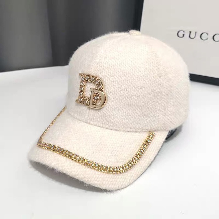 ビジューモチーフ キャップ レディース 韓国 帽子