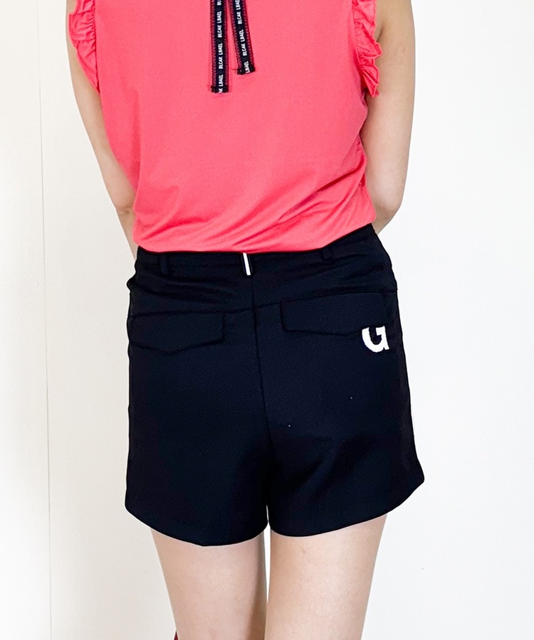 韓国ゴルフウェア レタリング刺繍 ショートパンツ