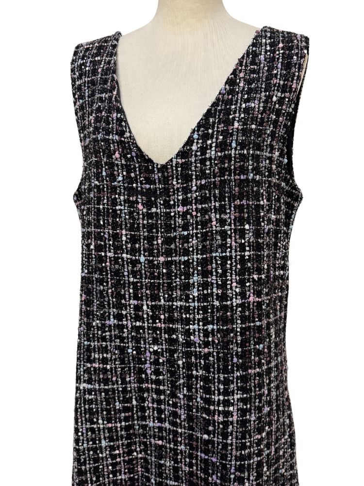 ミックスツイード ジャンパースカート ワンピース