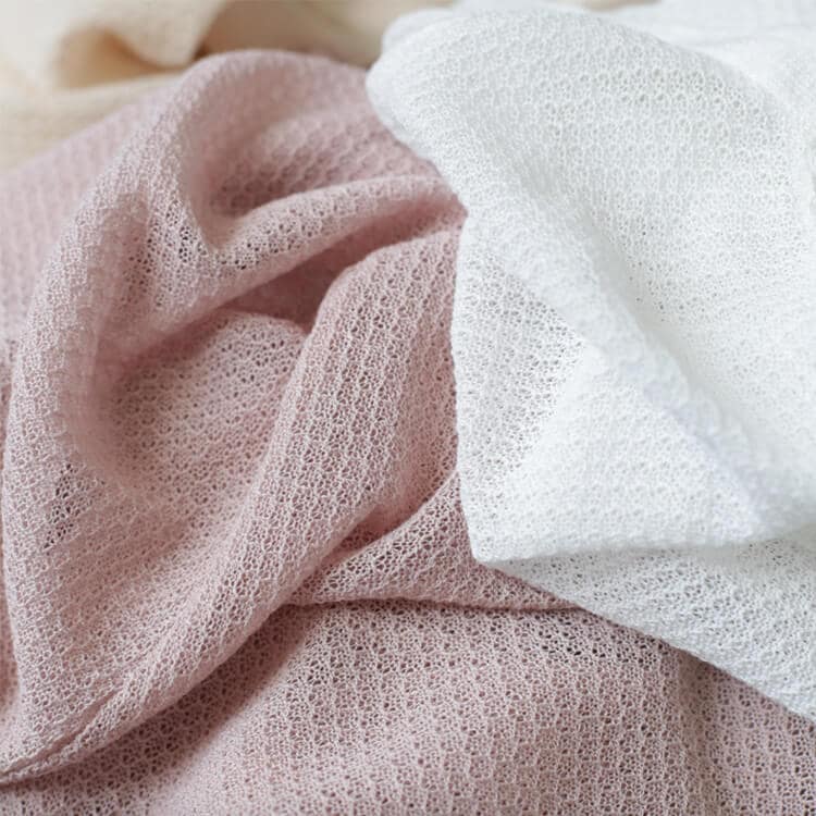 7分袖 Ｖネック ショート丈 シースルー ニットカーディガン