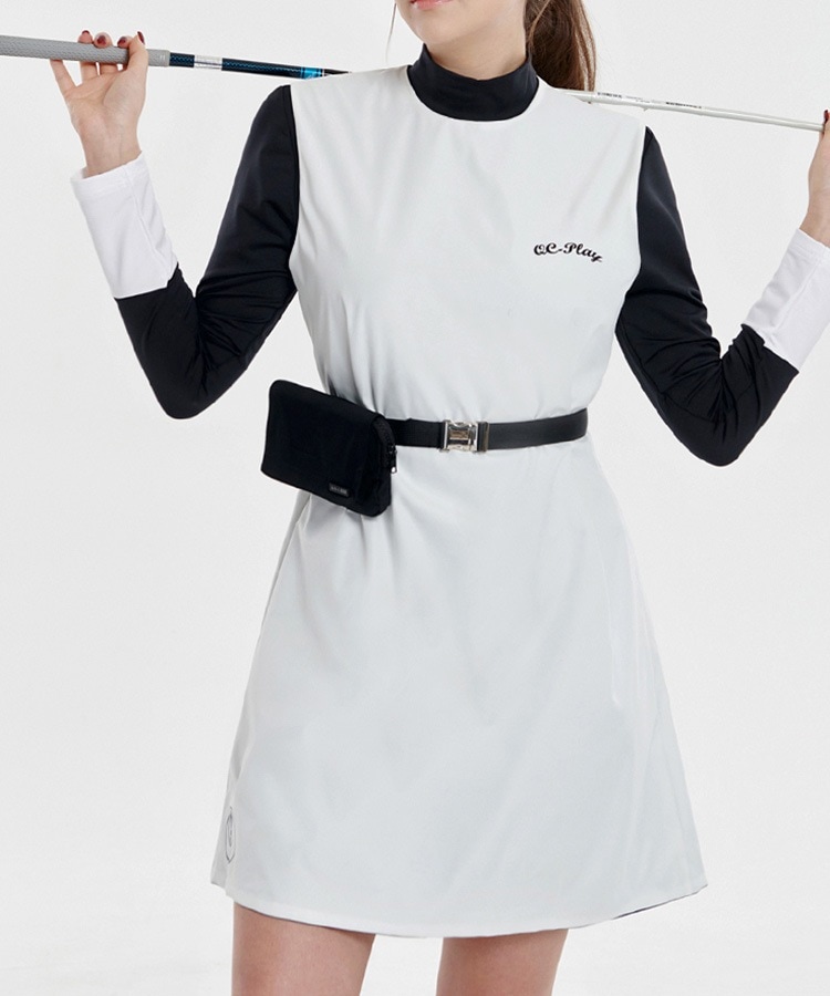 ベルト付き 収納 ウエストポーチ 韓国ゴルフウェア