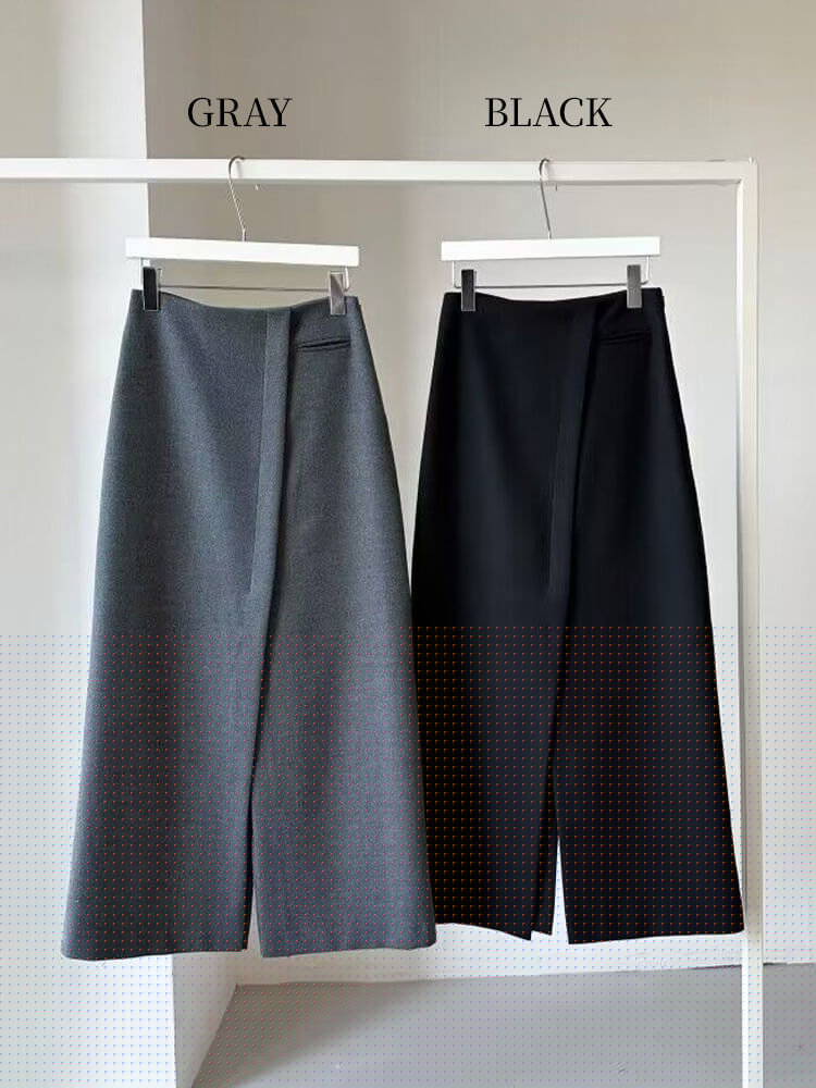 前スリット ハイウエスト 美ライン ロングスカート

