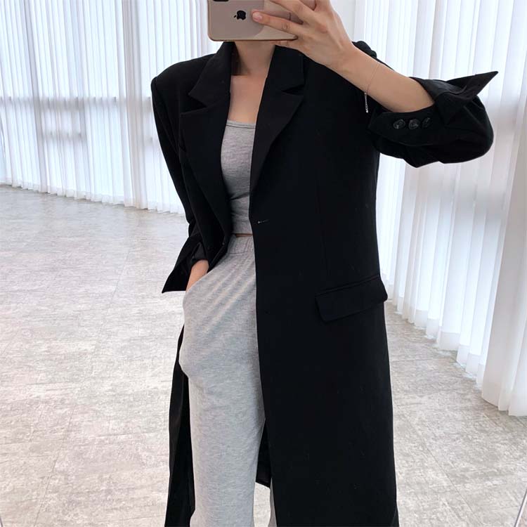 モダン ベーシック チェスター ロングコート