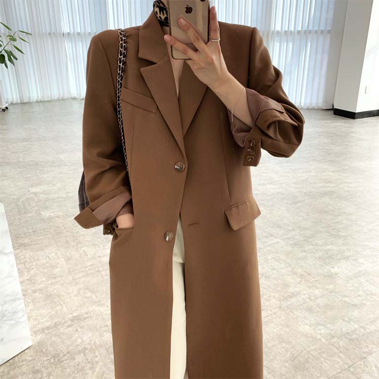 モダン ベーシック チェスター ロングコート