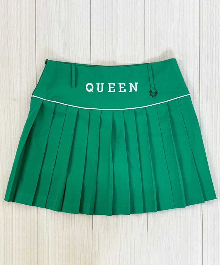 韓国ゴルフウェア 切り替え プリーツ ミニスカート