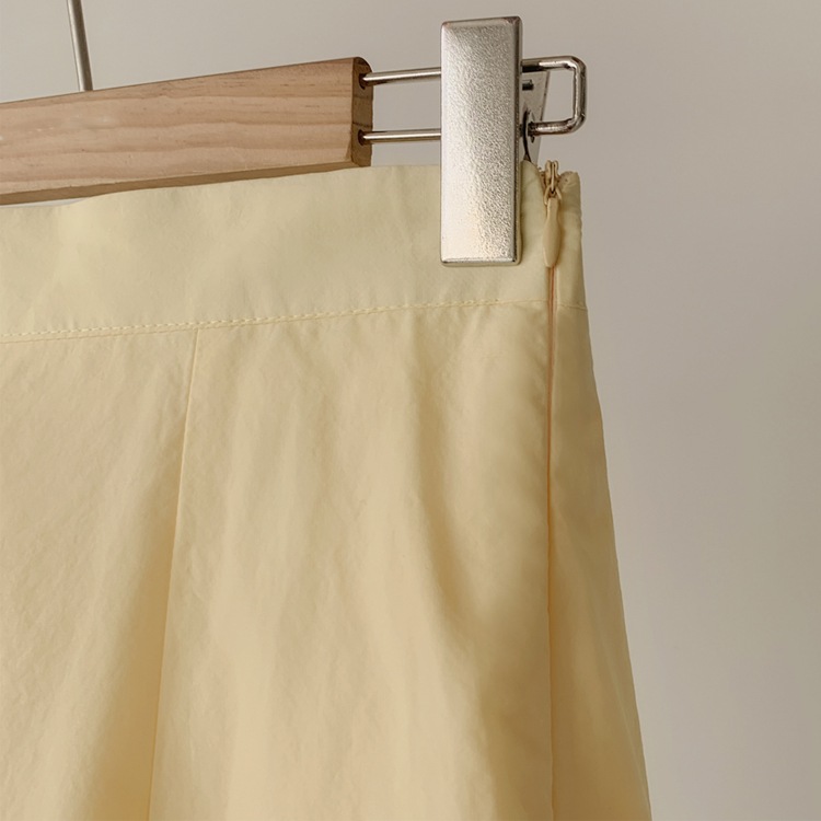 フレアライン コットンロングスカート