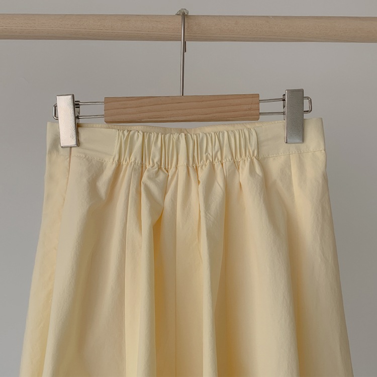 フレアライン コットンロングスカート