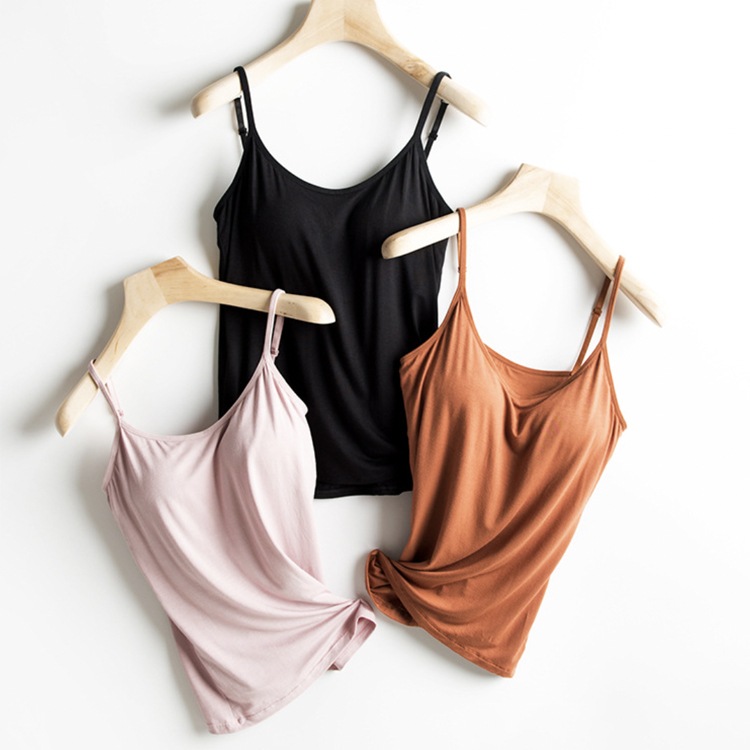 てろんと感 ノンワイヤー カップ付き インナー キャミソール