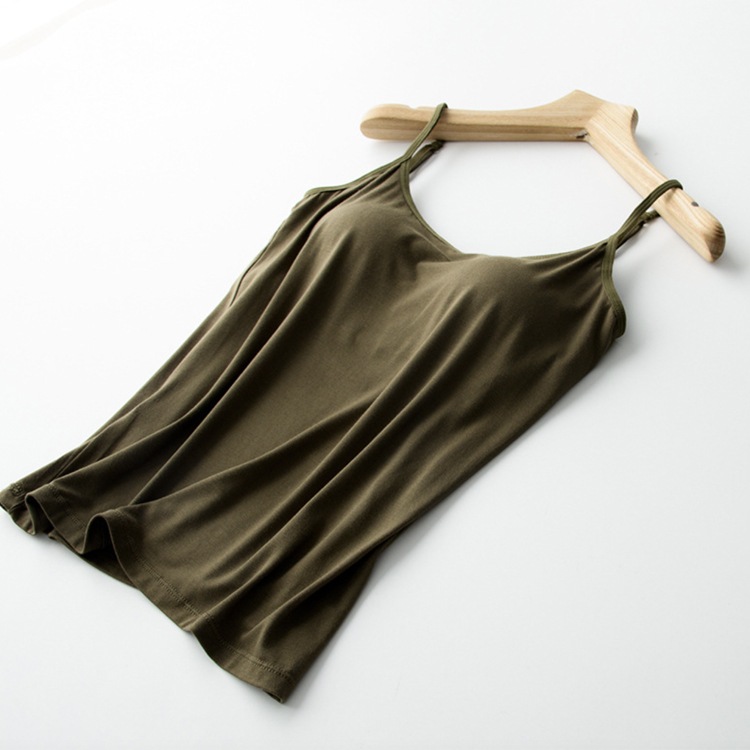 てろんと感 ノンワイヤー カップ付き インナー キャミソール