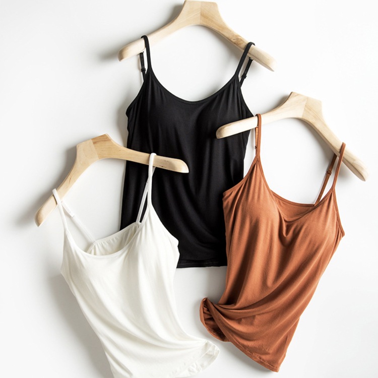 てろんと感 ノンワイヤー カップ付き インナー キャミソール