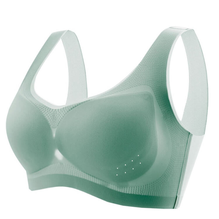 極薄 シームレス ノンワイヤー 脇高 スポーツブラ