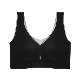 極薄 シームレス ノンワイヤー 脇高 スポーツブラ