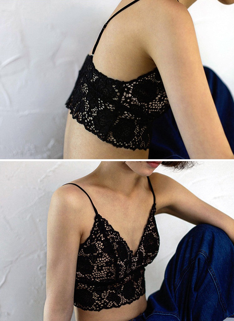 シースルー 総レース ブラレット