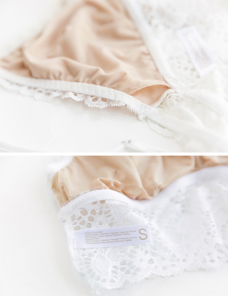 シースルー 総レース ブラレット