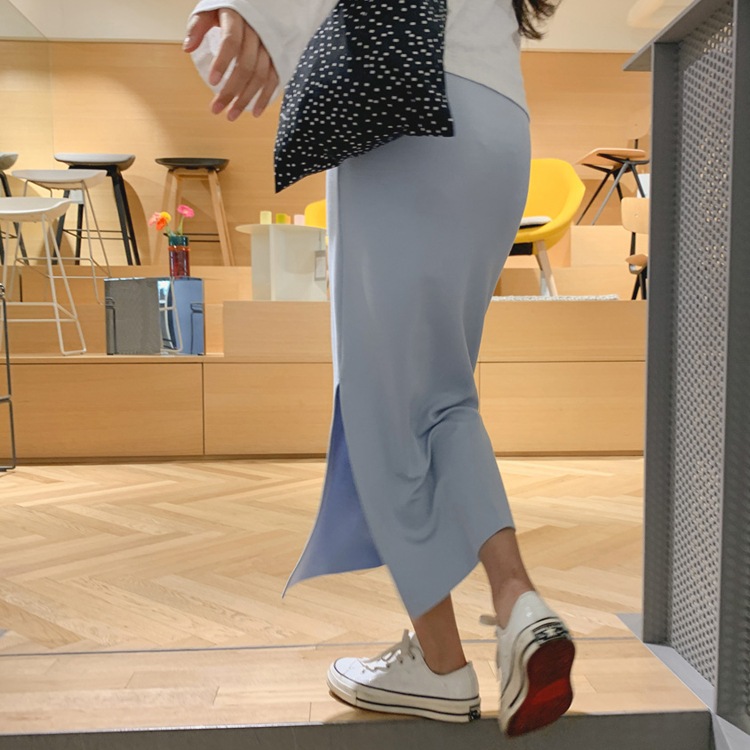 サイドスリット ストレッチ タイトスカート