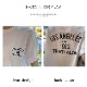 アルファベット バックプリント ゆったり 半袖 Tシャツ