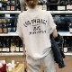 アルファベット バックプリント ゆったり 半袖 Tシャツ