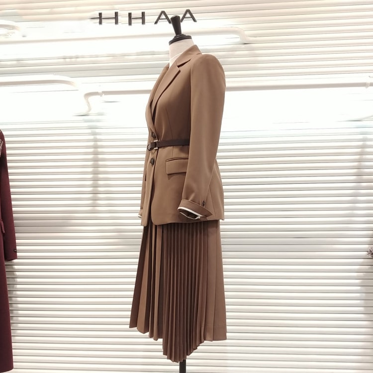 ベルト付き レディースジャケット