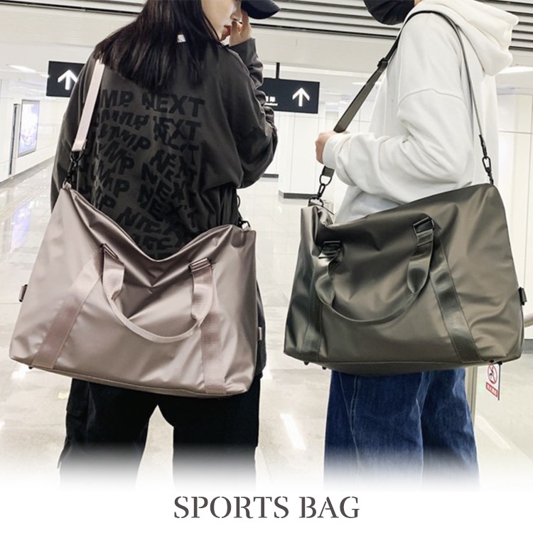 大きめ 大容量 クールサテン かっこいい 旅行バッグ