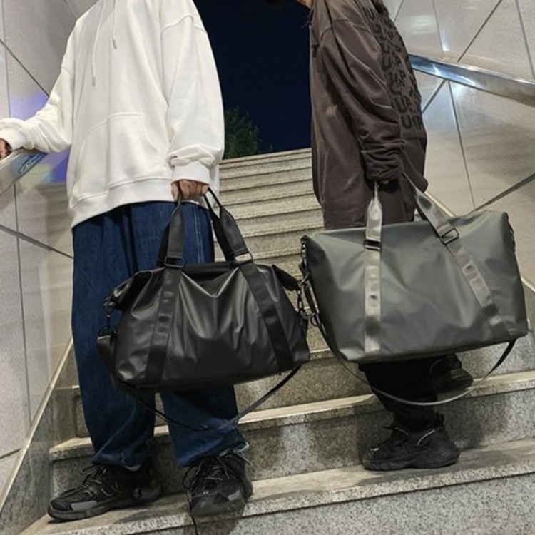 大きめ 大容量 クールサテン かっこいい 旅行バッグ