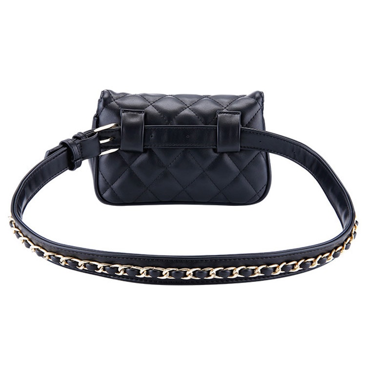 チェーンベルト ダイヤステッチ ボディバッグ