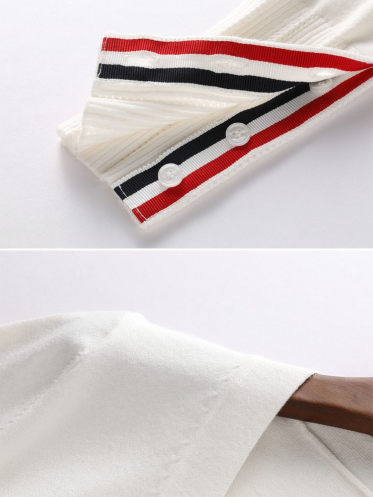 ゴルフウェア トリコロール ライン Vネック