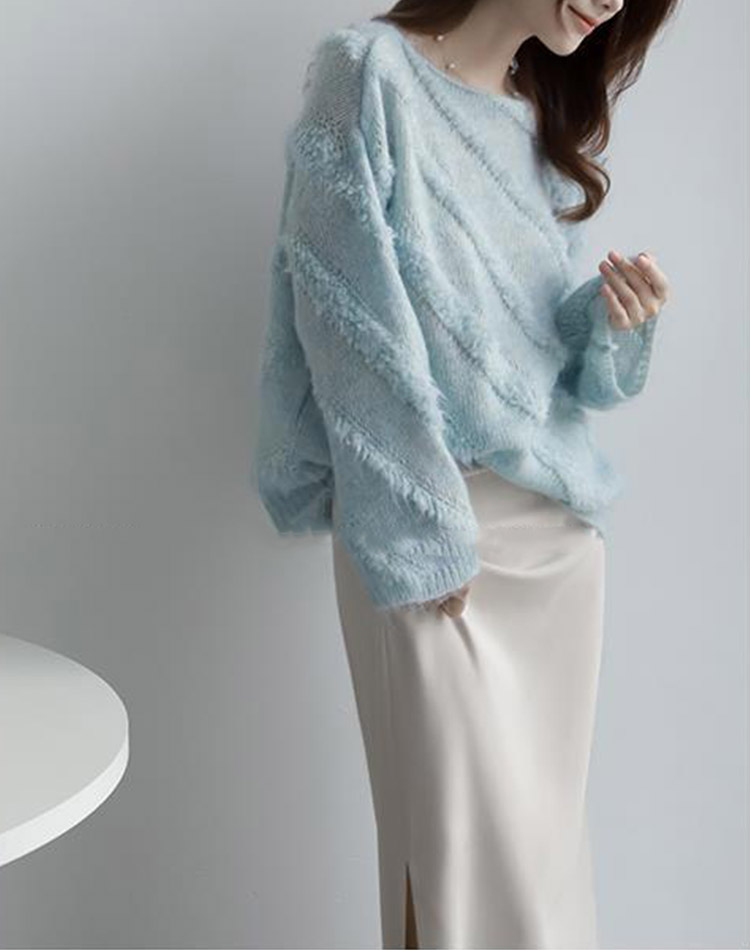 ふんわり ボートネック プルオーバー セーター ニット