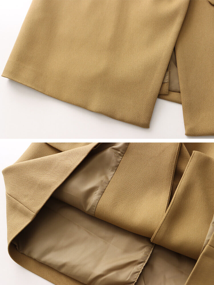 2WAY アンシンメトリー セミロング丈 ベスト