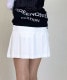 韓国ゴルフウェア レタリング刺繍 プリーツスカート