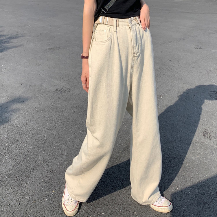 ハイウエストワイドロングパンツ デニム