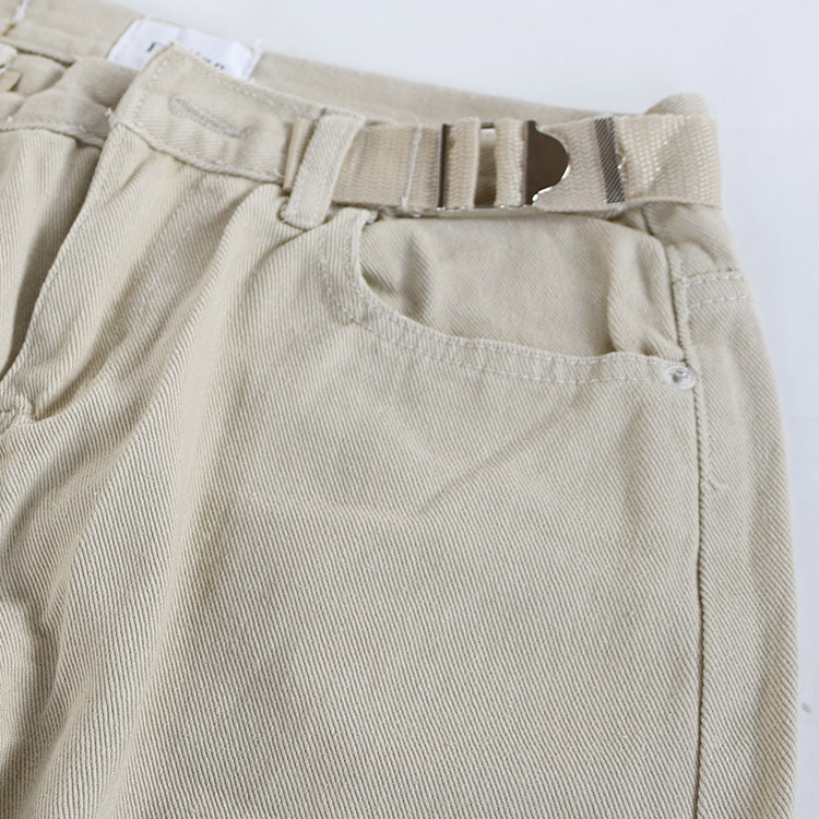 ハイウエストワイドロングパンツ デニム