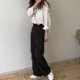クール系ゆったりオーバーサイズパンツスーツ
