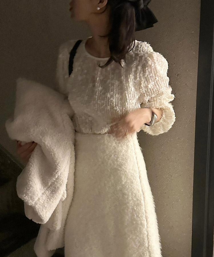 フェザーレース シアーブラウス トップス

