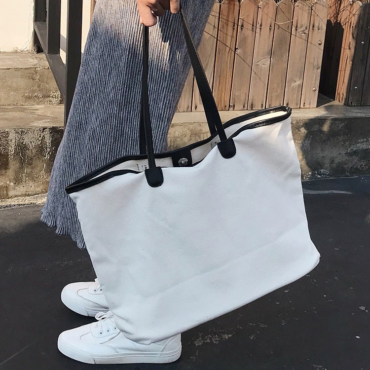 大容量 斜め掛け 帆布 ショルダーバッグ