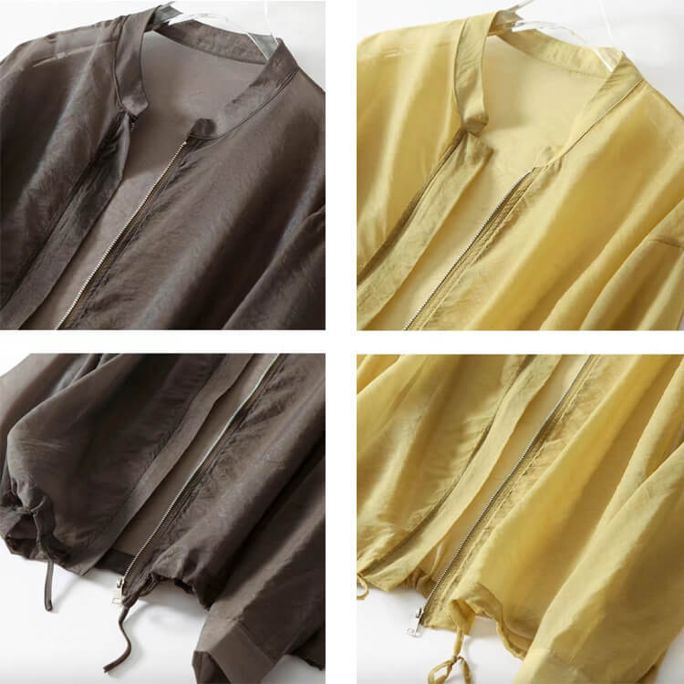 シースルー MA-1 ジャケット アウター