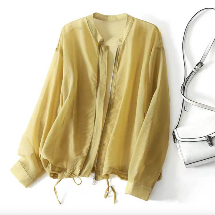 シースルー MA-1 ジャケット アウター